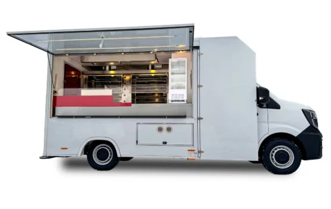 Mobiler Hähnchengrillwagen