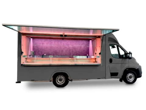 Tourenmobil mit Kühltheke