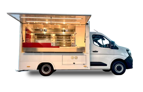 Grillwagen für Hähnchen