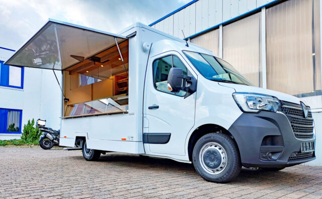 Bäckereiverkaufswagen Bäckereifahrzeug Vorn