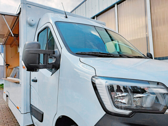 Bäckereiverkaufswagen Bäckerfahrzeug Frontansicht