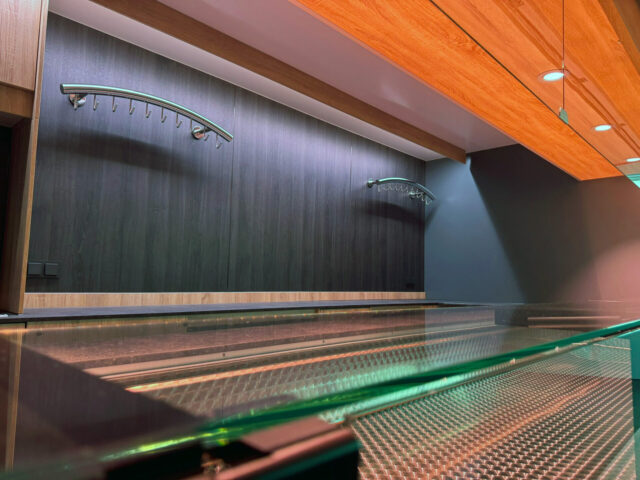 Fleischverkaufsmobil mit gerader Thekenverglasung