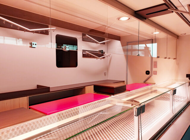 Verkaufsraum Fleischmobil