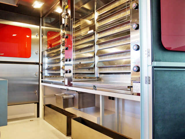 Heckeinsicht Grillmobil