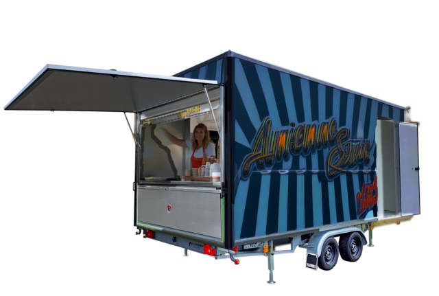 Food Trailer Imbisswagen mobiler American Diner als DIY