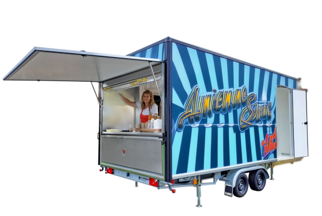 Food Trailer Imbisswagen mobiler American Diner als DIY
