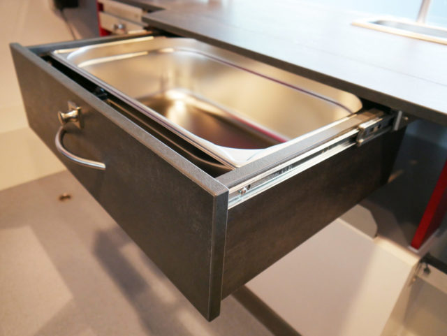 Grillwagen Seico Pommesschublade