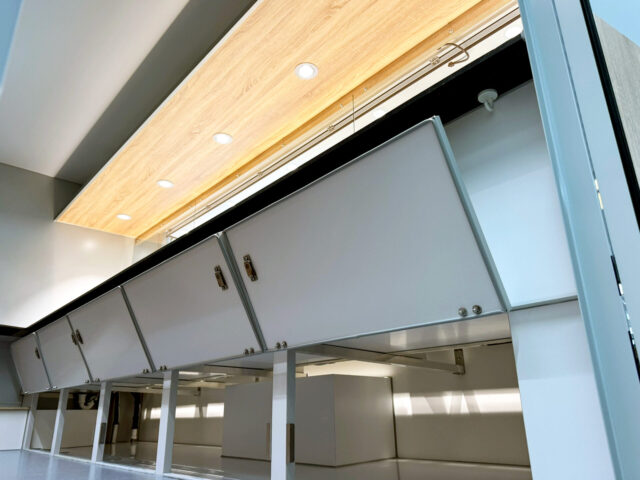 Thekenbeleuchtung und Unterkühlung einer Fischtheke Verkaufsmobil