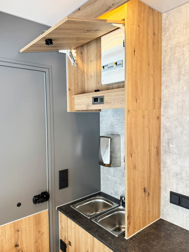 Verkaufsfahrzeuge mit Hygieneschrank