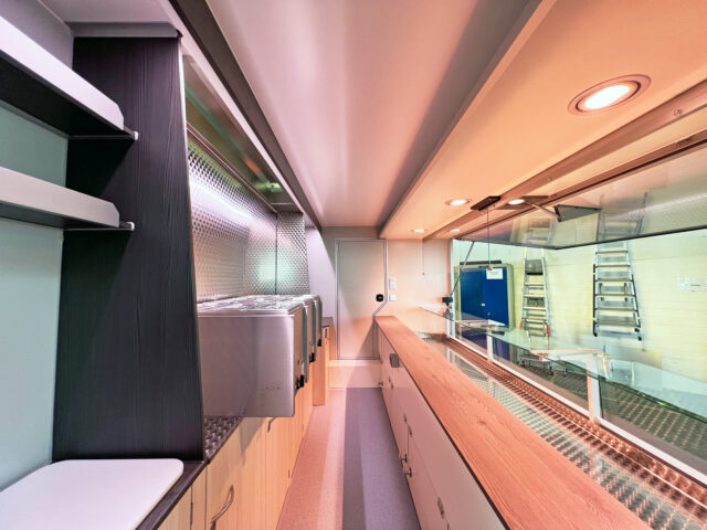 Frühstückswagen Innenansicht