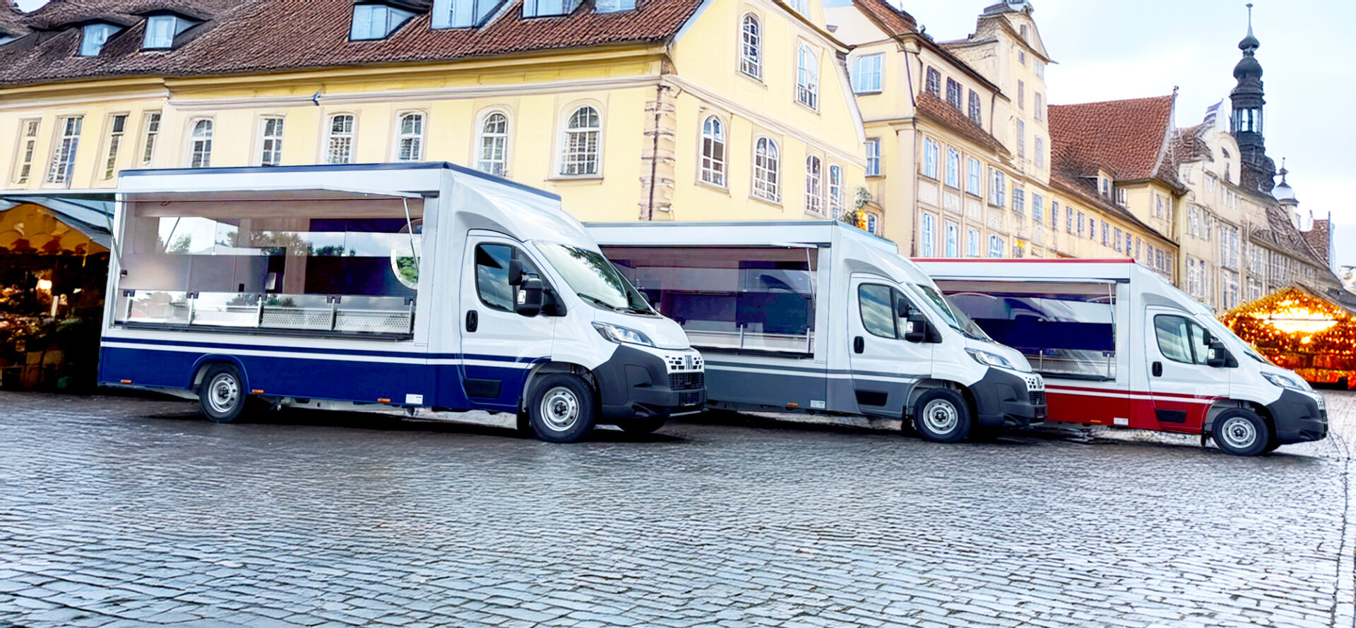 Verkaufsmobile mit Kühltheke