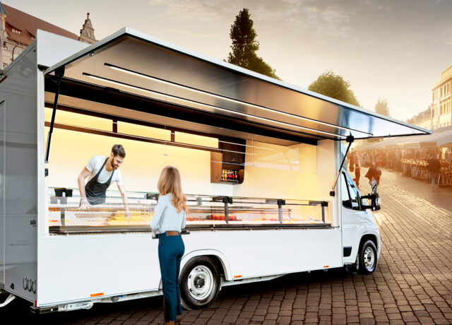 Verkaufswagen Marktfahrzeug Gesamtansicht_